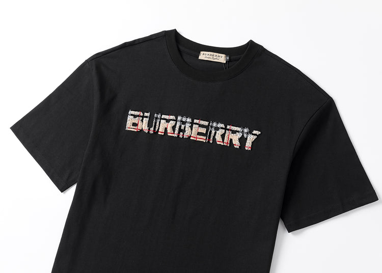 Black Burberry Shirt - With logo in Velvet