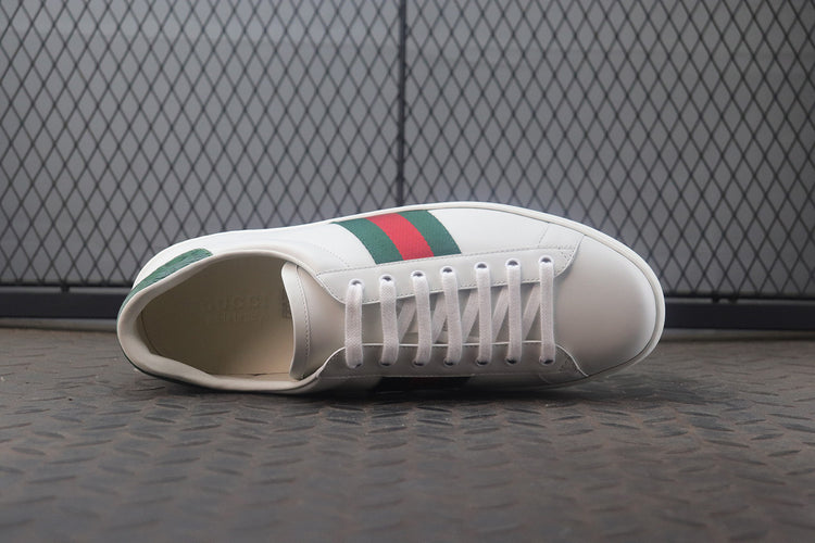 Ace Leather Low Top Sneakers - Gucci