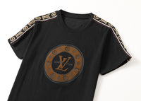 Black Louis Vuitton Shirt With Logo in the Center - Men's