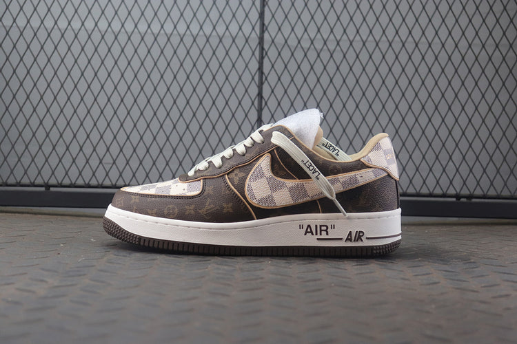 Louis Vuitton x Nike Air Force 1 Low Monogram Damier Sneakers