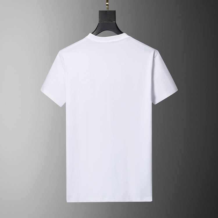 Gucci White Shirt with Logo in the Center - Men