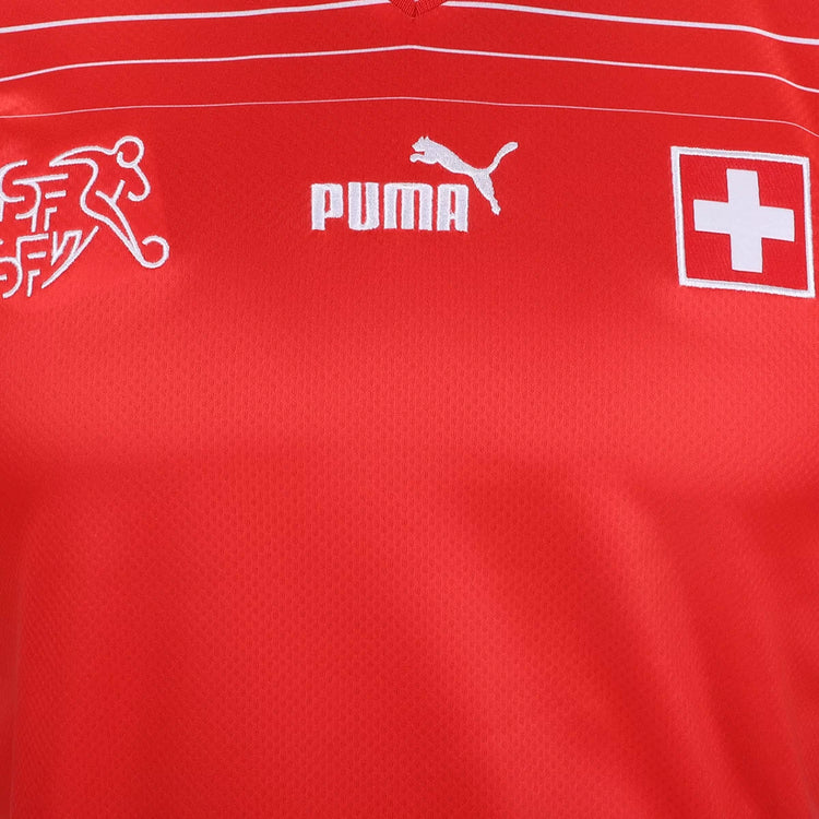 Switzerland National Team Home 22/23 Men's Fan Shirt - Red+White