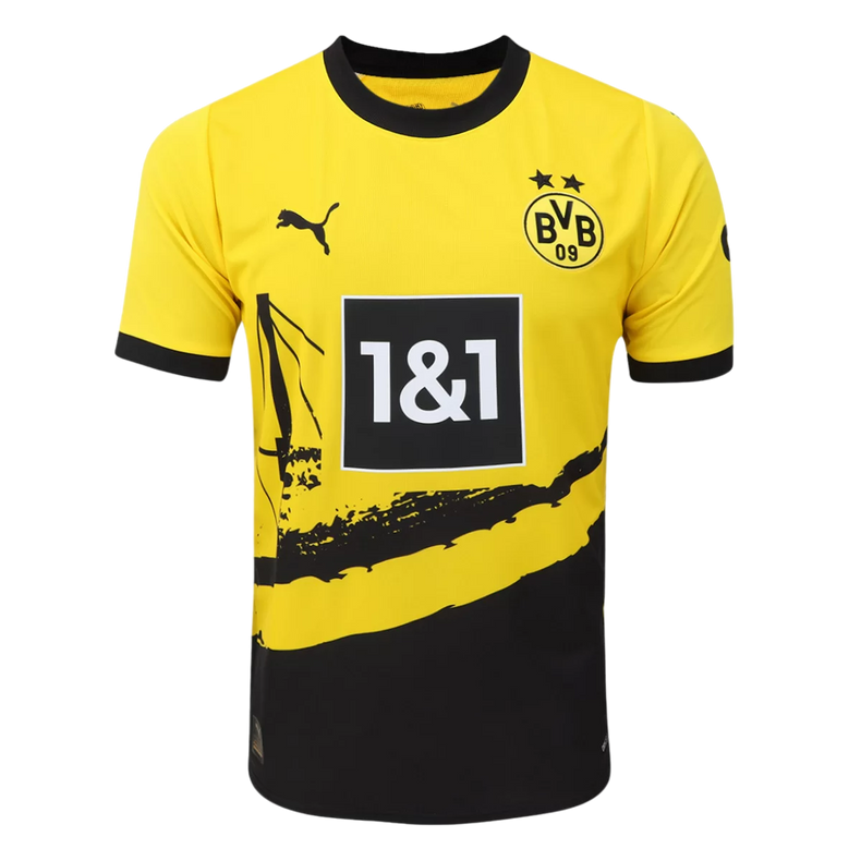 Borussia Dortmund Home 23/24 Puma Fan Shirt Men - Yellow+Black