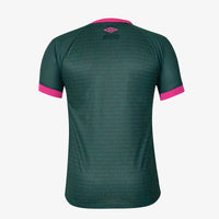 Men's Fluminense III 23/24 Umbro Fan Shirt - Green+Pink