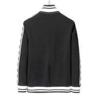 Dolce Gabbana Cold Weather Set Black with White Stripe - Men