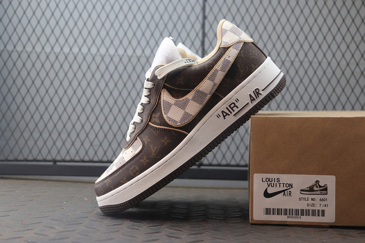 Louis Vuitton x Nike Air Force 1 Low Monogram Damier Sneakers