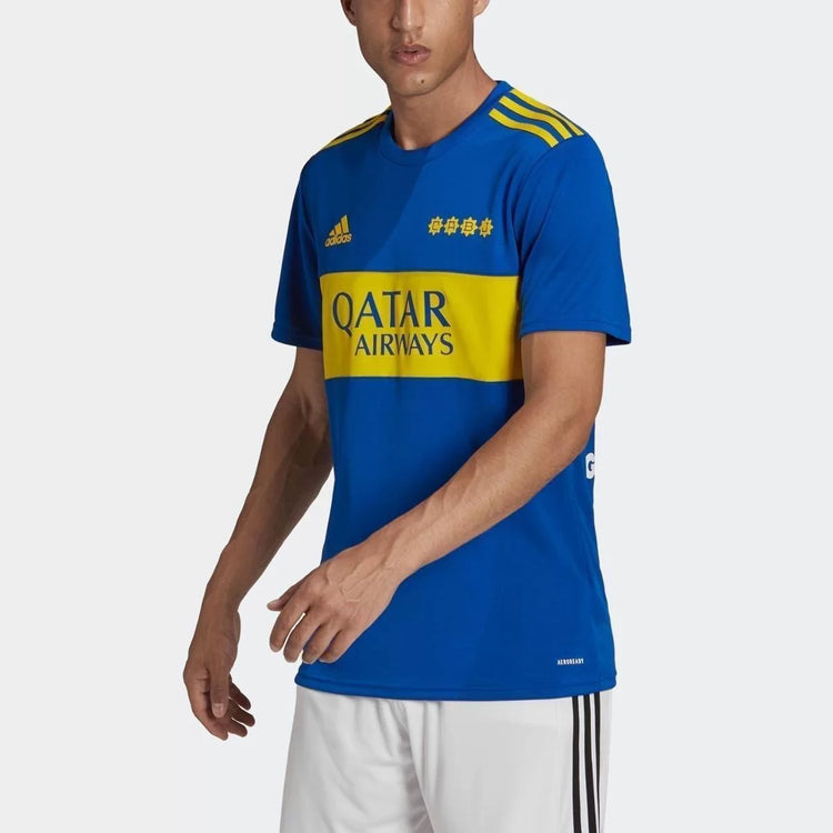 Boca Juniors Adidas Shirt - Royal Blue+Yellow