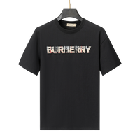 Black Burberry Shirt - With logo in Velvet