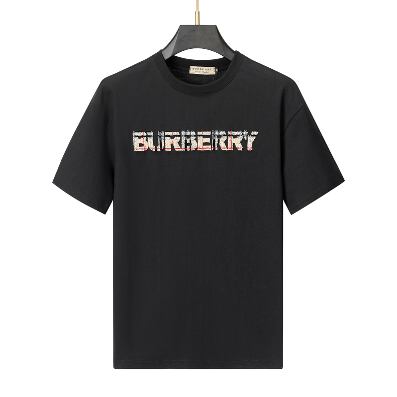 Black Burberry Shirt - With logo in Velvet