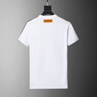 White Louis Vuitton shirt with logo in the center - Men