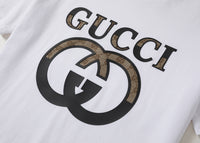 Gucci White Shirt with Logo in the Center - Men