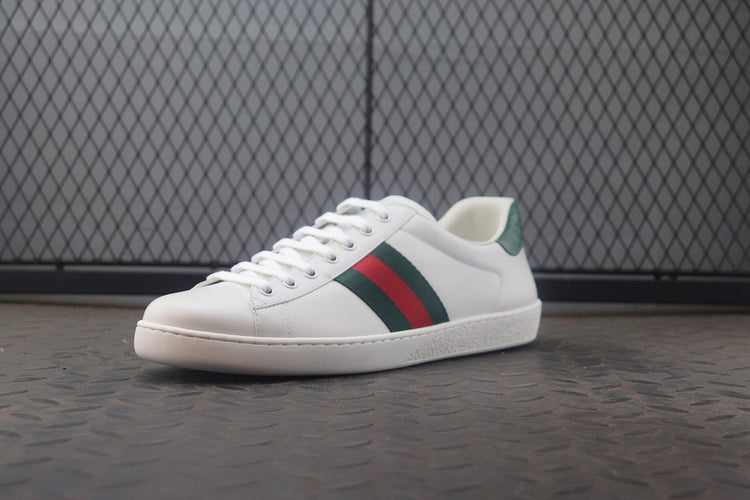 Ace Leather Low Top Sneakers - Gucci