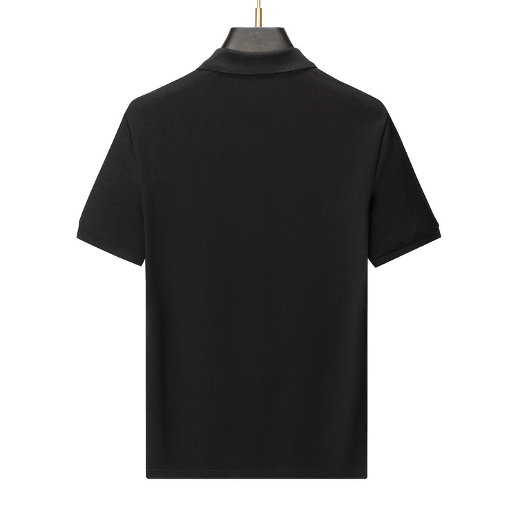 Black Versace Shirt with Yellow Logo - Men