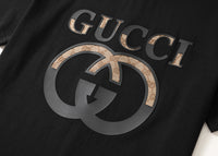 Gucci Black Shirt with Logo in the Center - Men