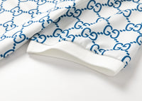 Blue and white Gucci shirt