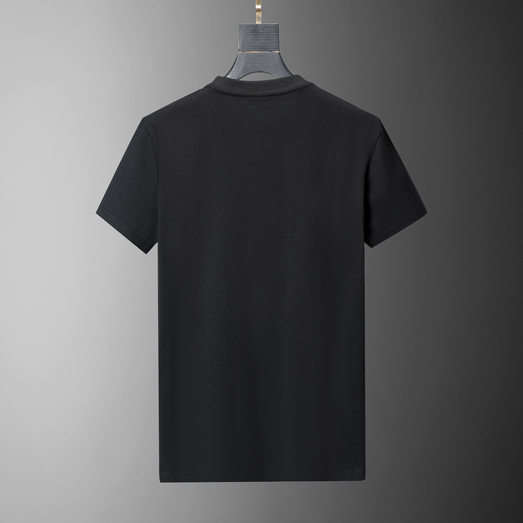 Gucci Black Shirt with Logo in the Center - Men