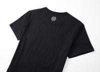 Philipp Plein Black Shirt with Logo in the Center - Men