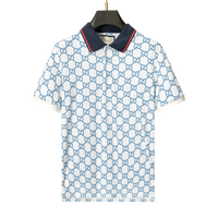 Blue and white Gucci shirt