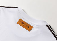 White Louis Vuitton shirt with logo in the center - Men