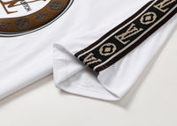 White Louis Vuitton shirt with logo in the center - Men