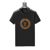 Black Louis Vuitton Shirt With Logo in the Center - Men's