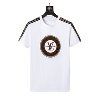 White Louis Vuitton shirt with logo in the center - Men