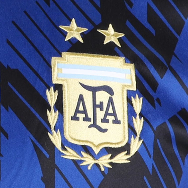 Argentina Pre-Game 22/23 Adidas Men's Shirt - Blue+Black