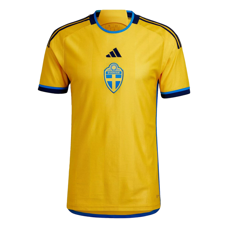 Men's Adidas Sweden Home 22/23 Fan Shirt - Yellow