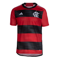 Men's Adidas Flamengo Home 23/24 Home Shirt - Red+Black