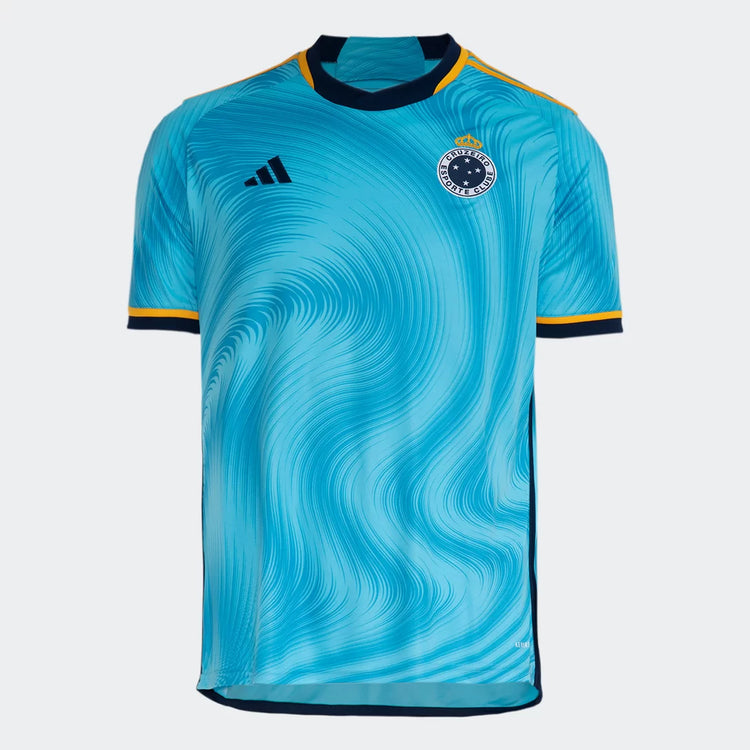 Men's Adidas Cruzeiro III 23/24 Supporter Shirt - Blue