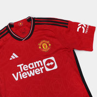 Manchester United Home 23/24 Adidas Men's Fan Shirt - Dark Red