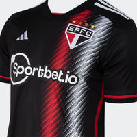 Men's Adidas São Paulo III 23/24 Supporter Shirt - Black