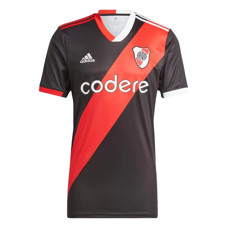 River Plate 23 Adidas 3 Shirt - Black+Red