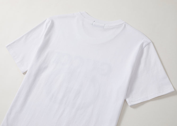 Gucci White Shirt with Logo in the Center - Men