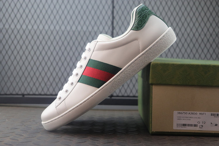 Ace Leather Low Top Sneakers - Gucci