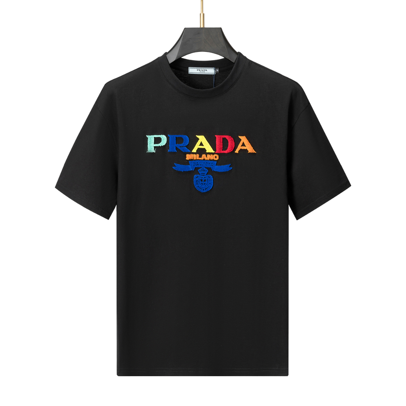 Prada shirt - Black with colored logo