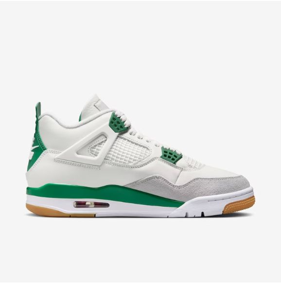 Air Jordan 4 SB Pine Green White / Green Sneakers