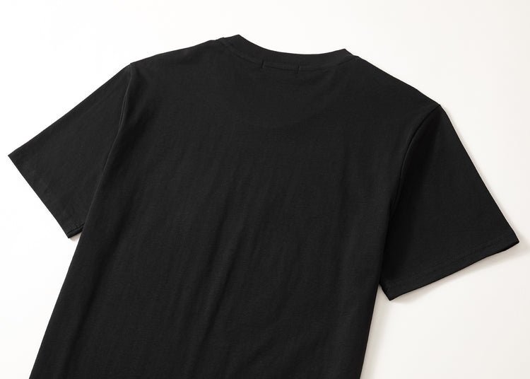 Gucci Black Shirt with Logo in the Center - Men