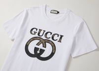 Gucci White Shirt with Logo in the Center - Men